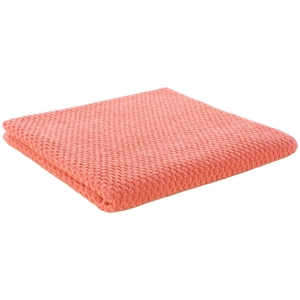 POCOline Duschtuch Popcorn apricot Baumwolle B/L: ca. 70x140 cm