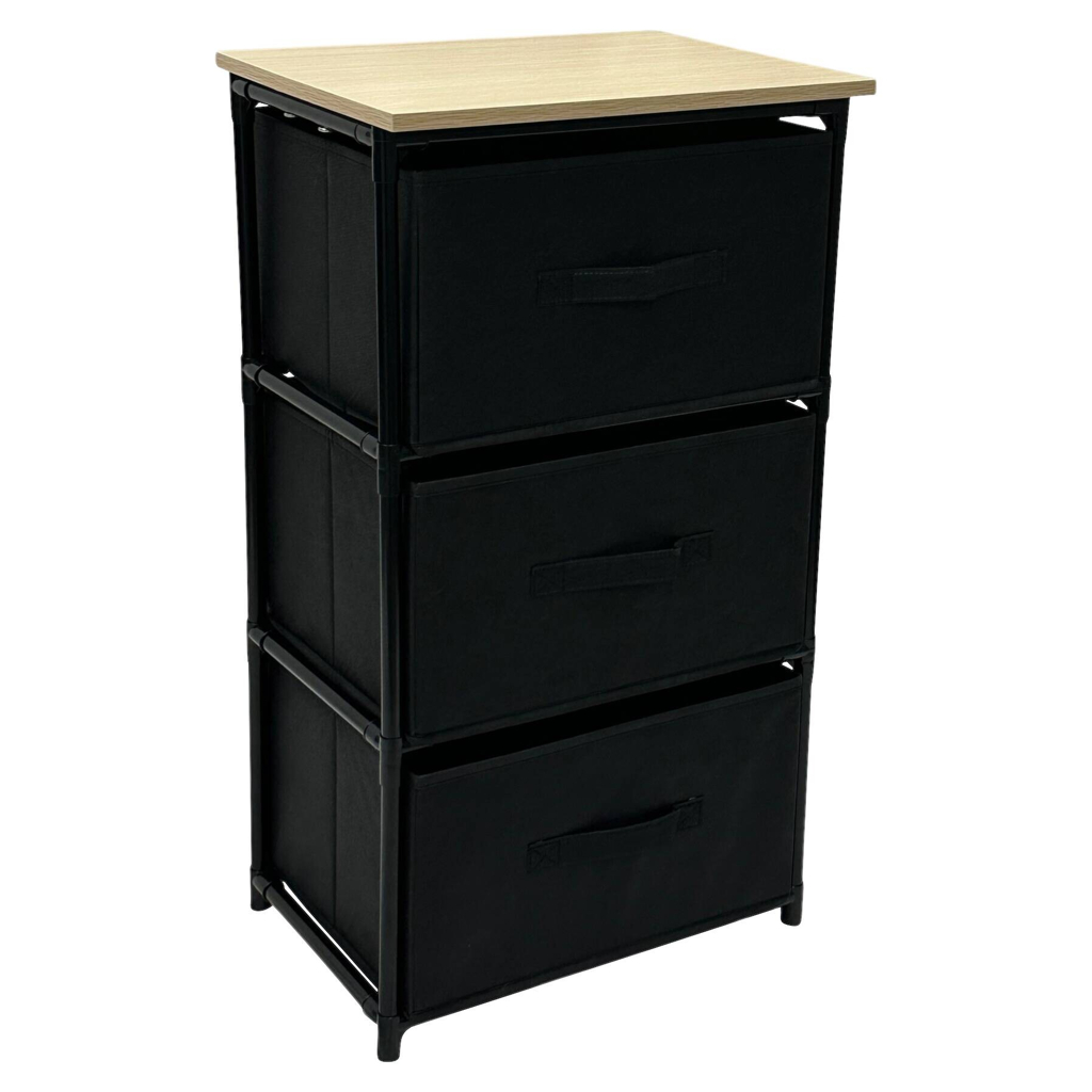 Regal schwarz MDF B/H/L: ca. 40x68x30 cm