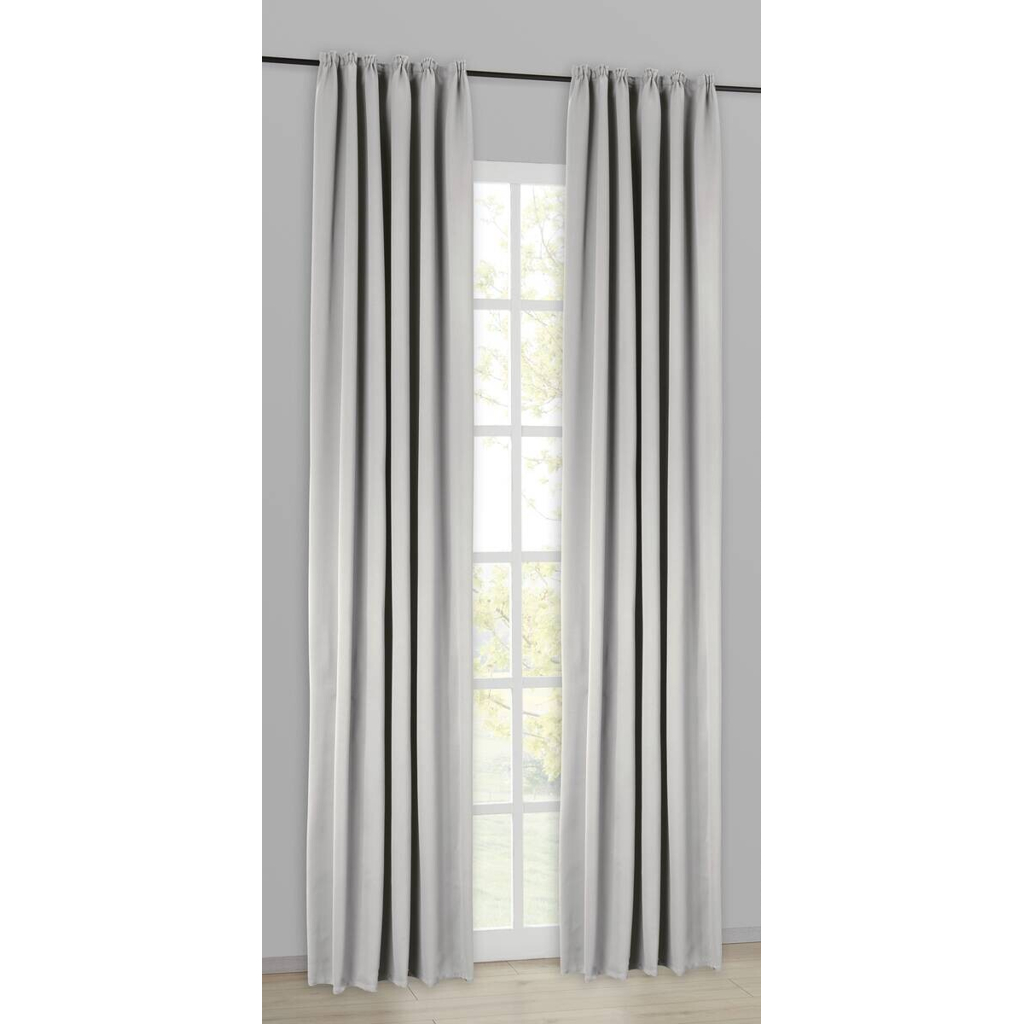 POCOline Verdunklungsvorhang Luna silber B/L: ca. 140x245 cm