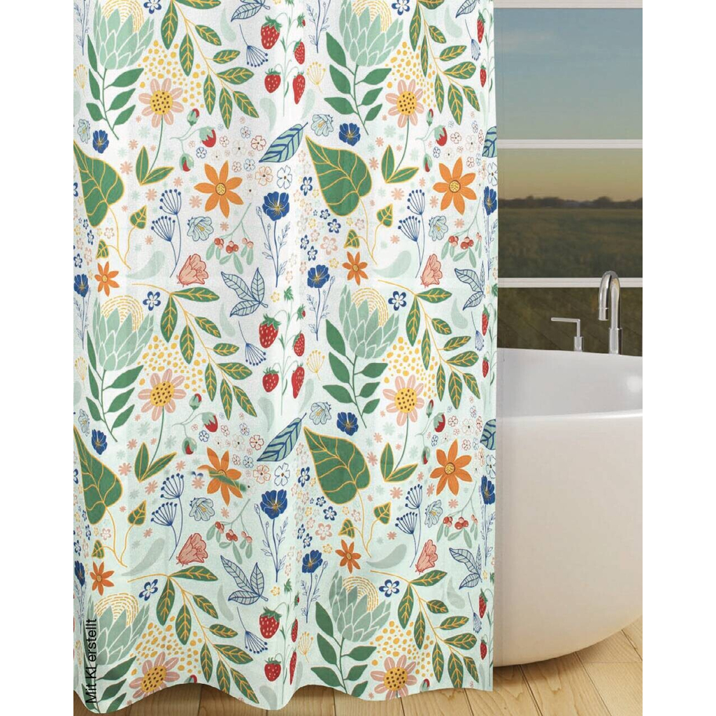 Acus Duschvorhang Summer multicolor Polyester B/L: ca. 180x200 cm