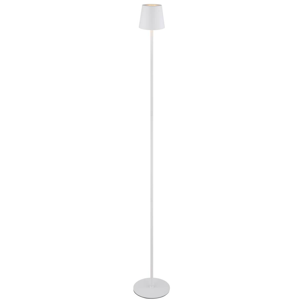 GLOBO LED-Stehlampe weiß Kunststoff Metall H/T: ca. 120x16 cm 1 Brennstellen
