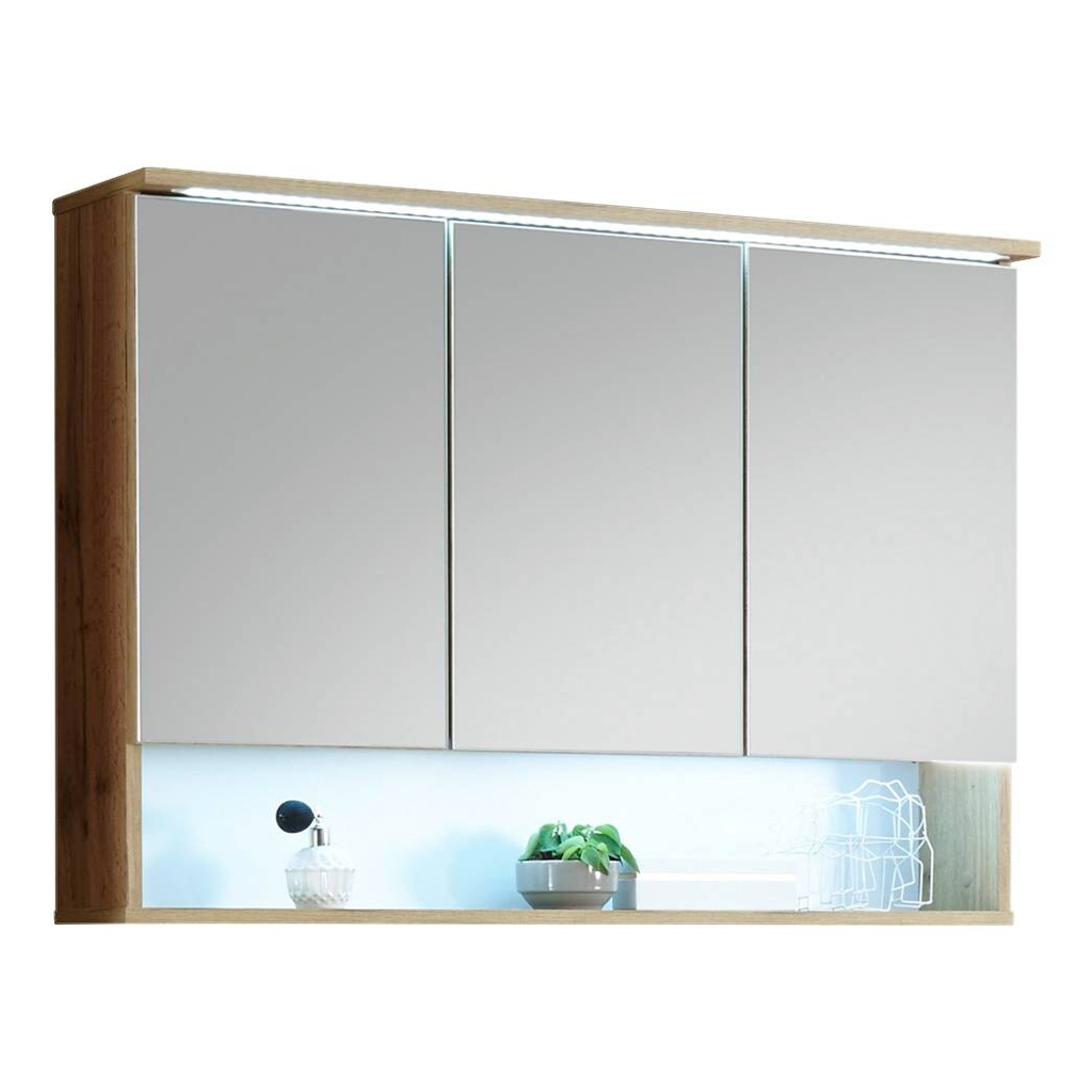 Spiegelschrank Best Wildeiche Nachbildung B/H/T: ca. 99x70x23 cm