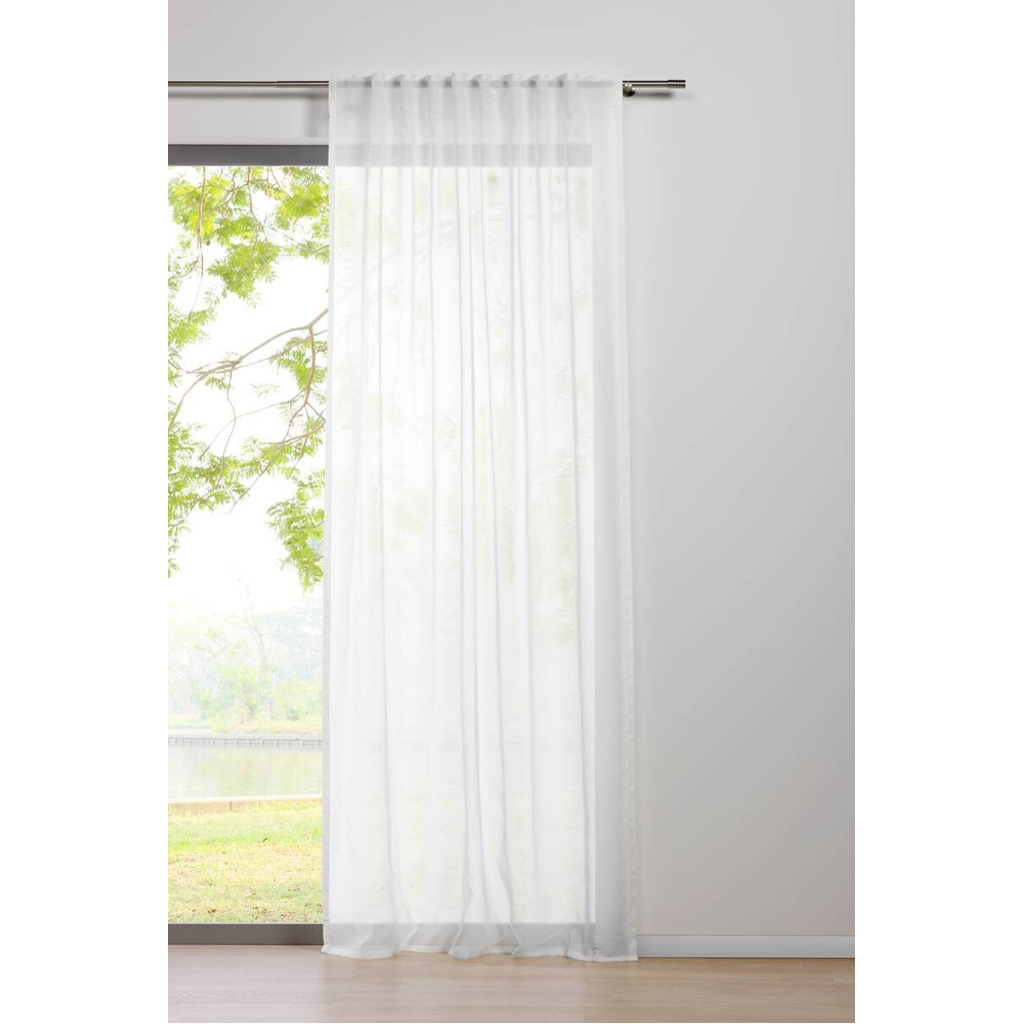 Kombivorhang 2er Pack Pure weiß B/L: ca. 135x300 cm
