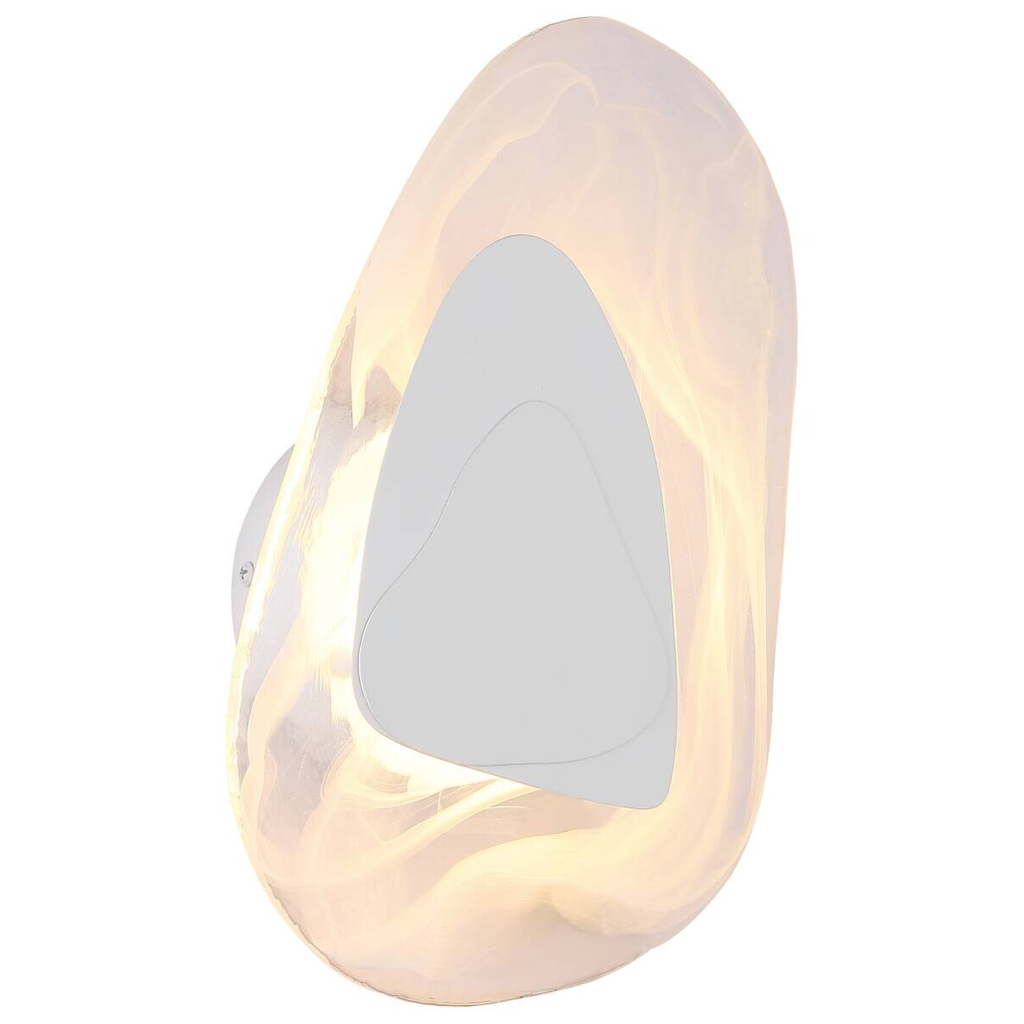 GLOBO LED-Wandleuchte DORSEY 78411W weiß klar Metall B/H: ca. 20,3x31,5 cm 1 Brennstellen