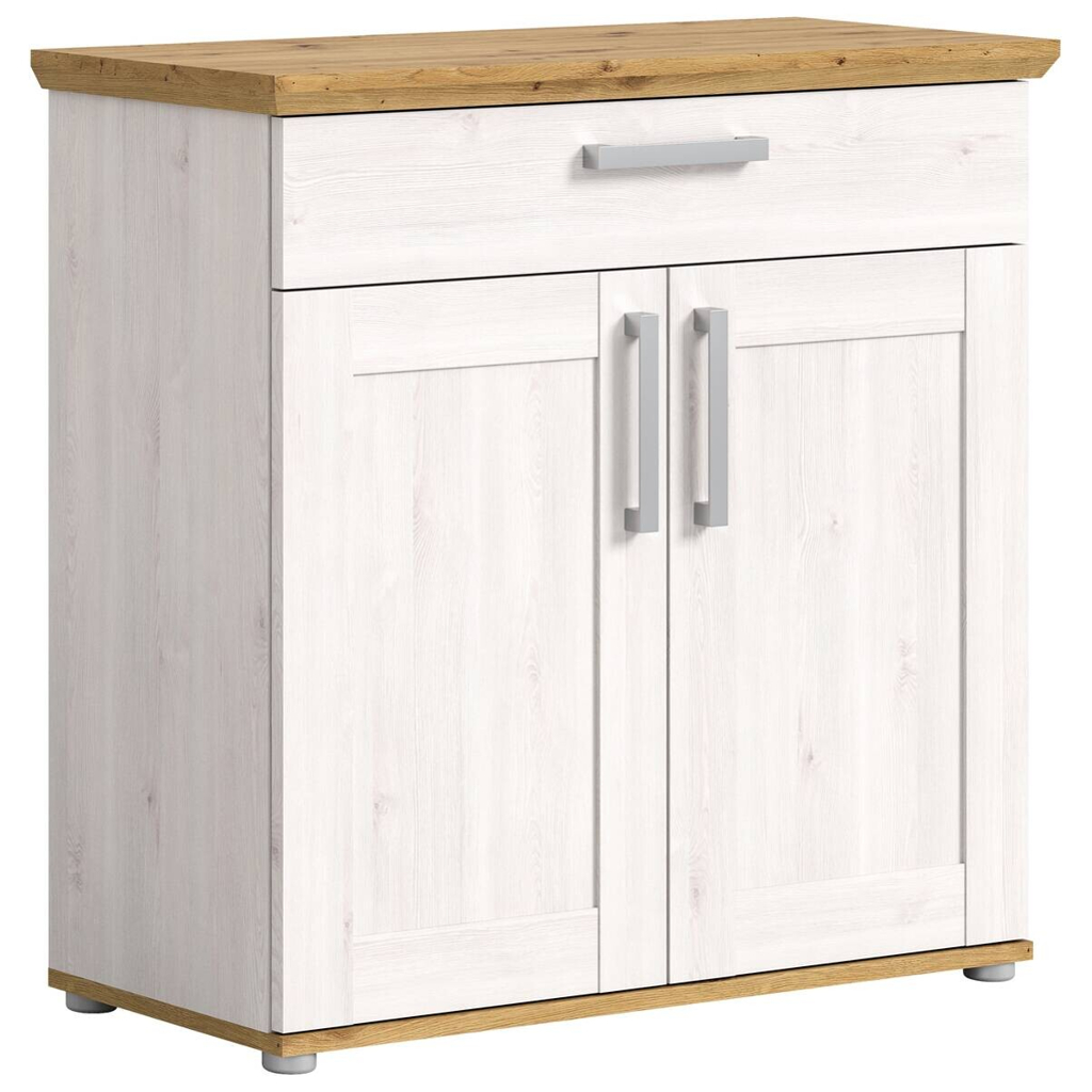 Schuhschrank Verona Sibiu Lärche Nachbildung Eiche Artisan Nachbildung B/H/T: ca. 95x92x39 cm