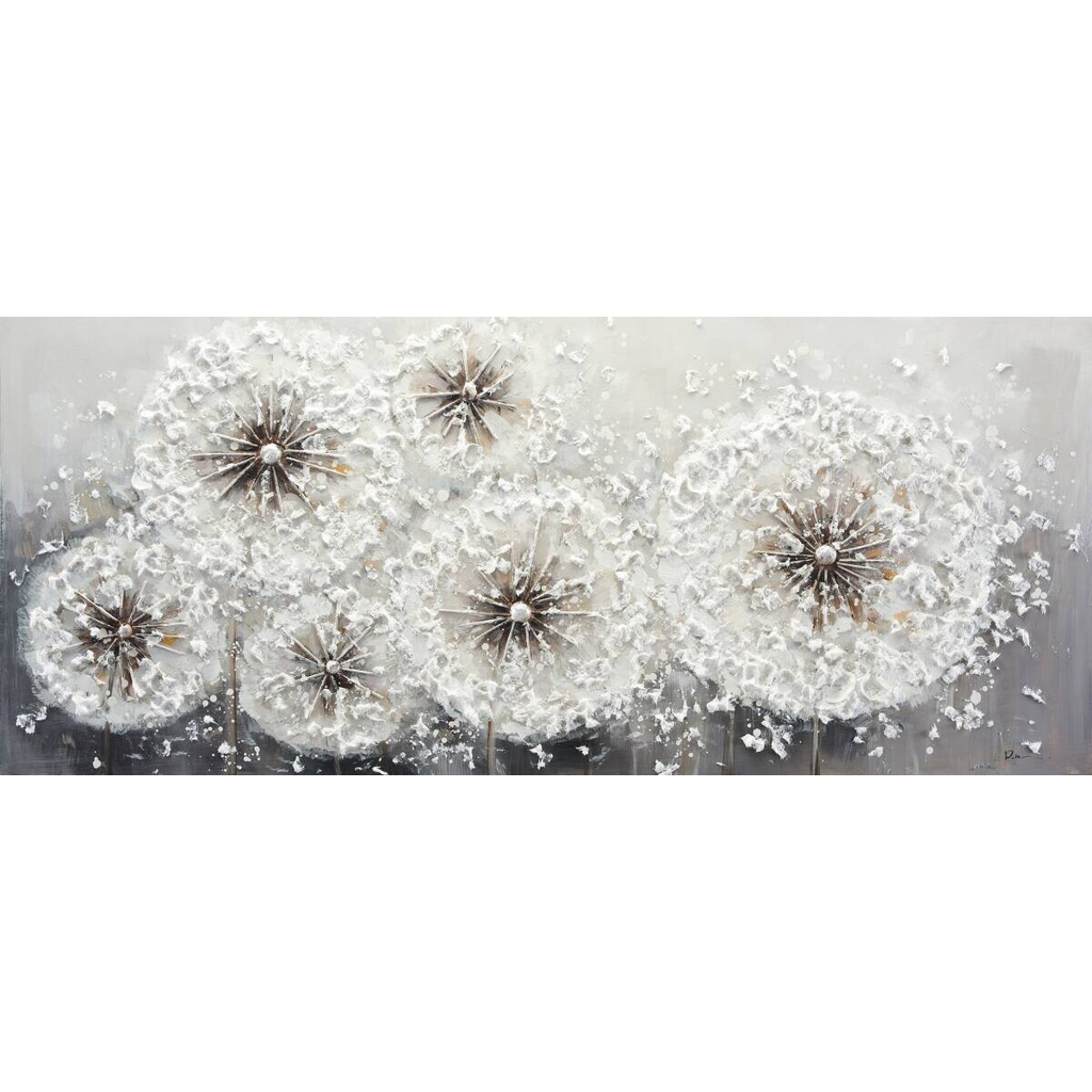 Ölgemälde Pusteblumen B/H: ca. 140x60 cm