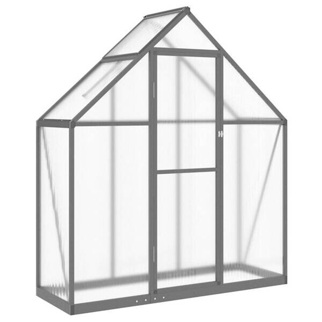 Gewächshaus anthrazit B/H/L: ca. 58x195x169 cm