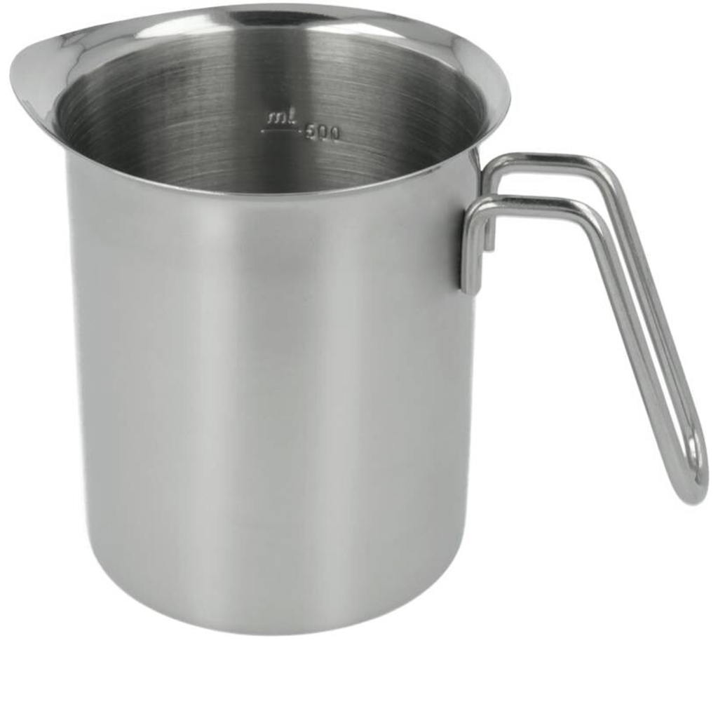 Metaltex Milchkännchen silber Edelstahl