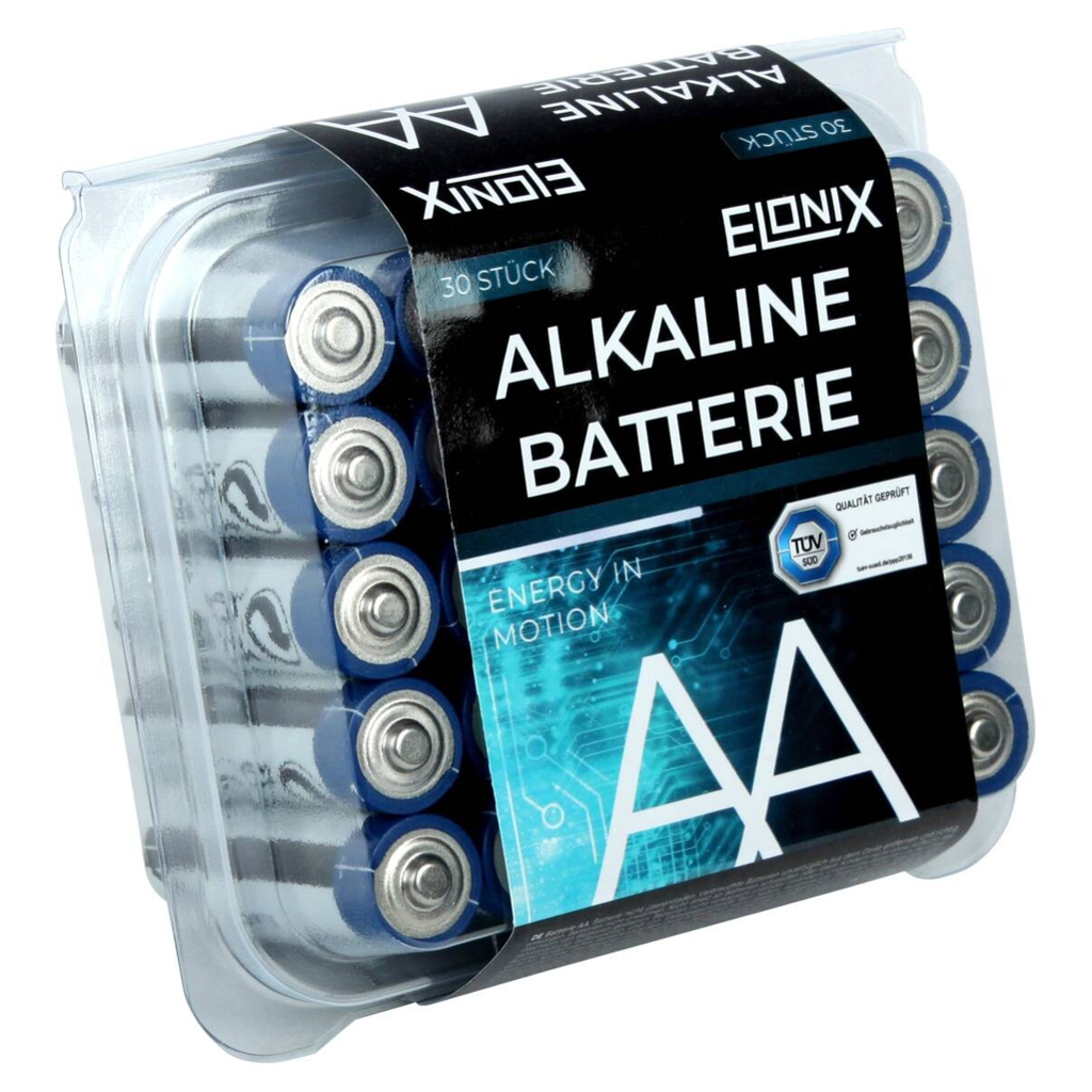 Elonix Batterie AA/Mignon (LR6) 30er Pack
