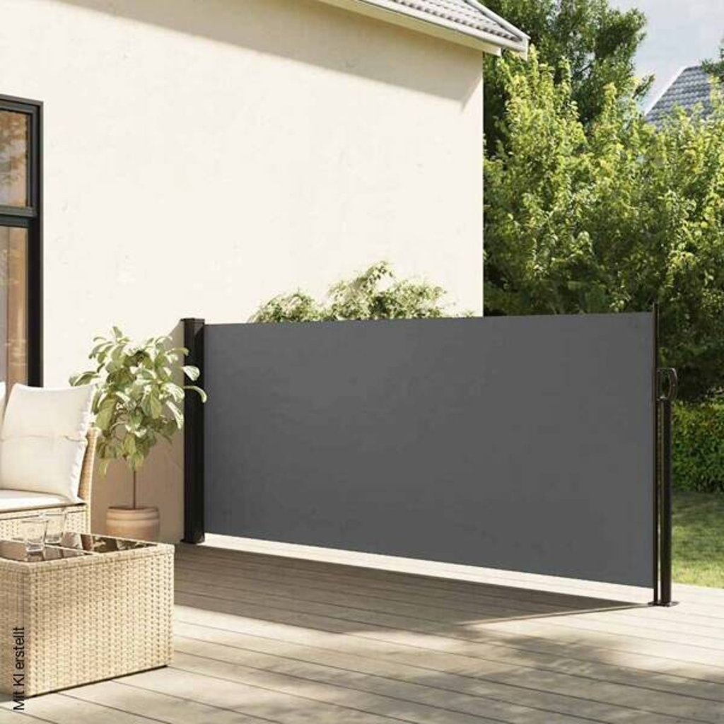 vidaXL Seitenmarkise anthrazit B/H/T/L: ca. 100x100x300x300 cm