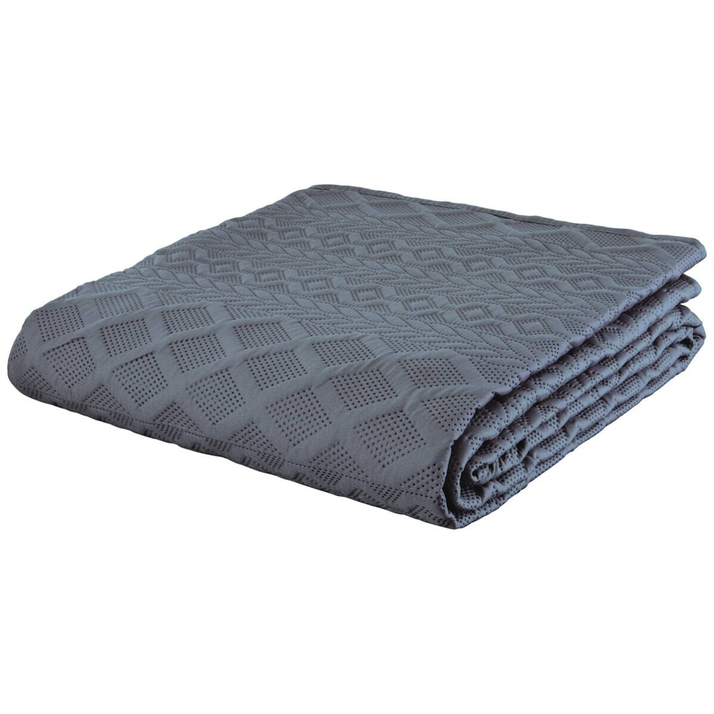 Tagesdecke anthrazit Polyester B/L: ca. 220x240 cm