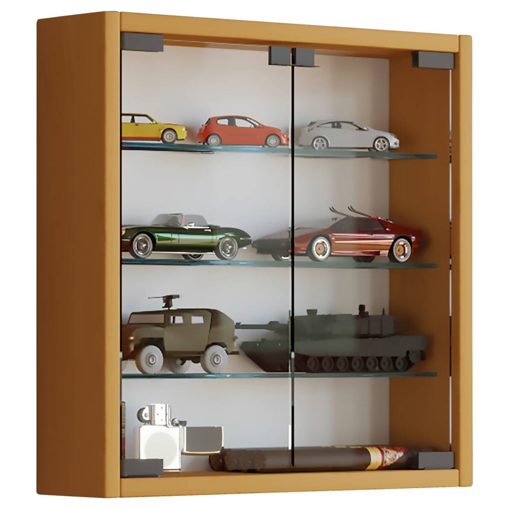 Vitrine Mandosa S buche Nachbildung Holzwerkstoff Glas B/H/T: ca. 40x40x10 cm