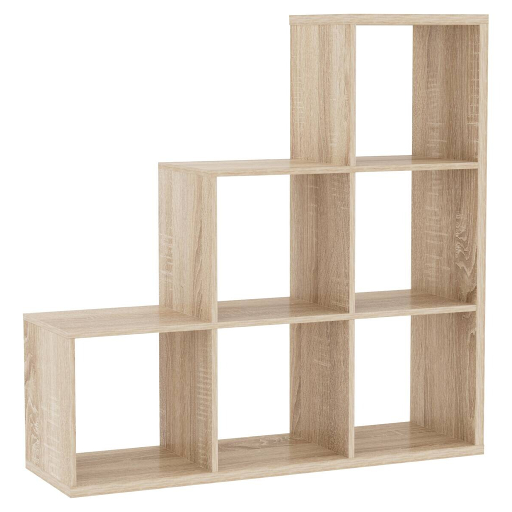 Stufenregal Max Step Eiche Sonoma Nachbildung B/H/T: ca. 106x107x33 cm