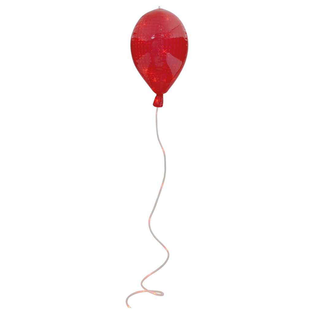 Näve Leuchten LED-Dekoballon rot Kunststoff B/H/T/D: ca. 35x50x35x35 cm