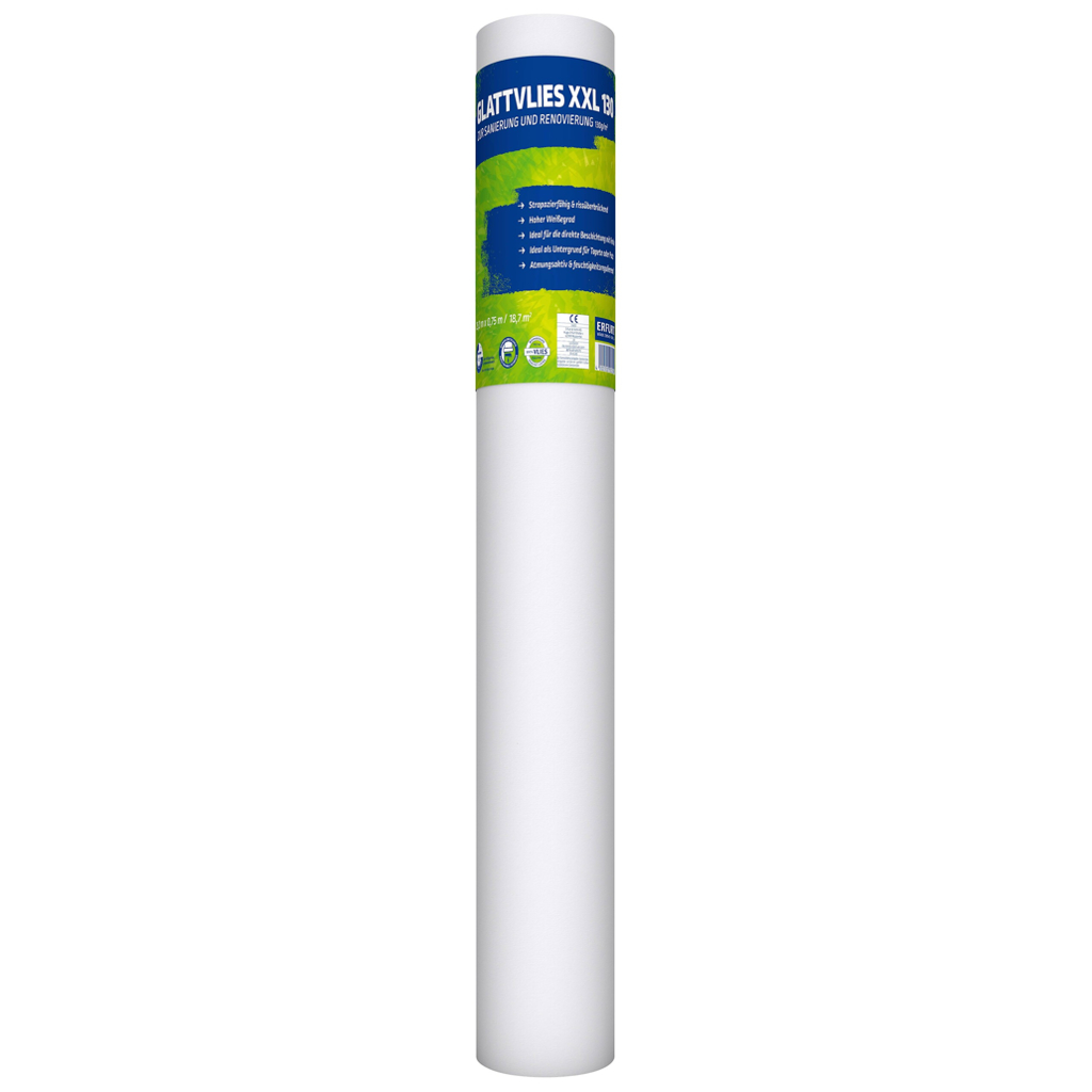 Erfurt Glattvlies XXL 130 weiß B/L: ca. 75x2500 cm