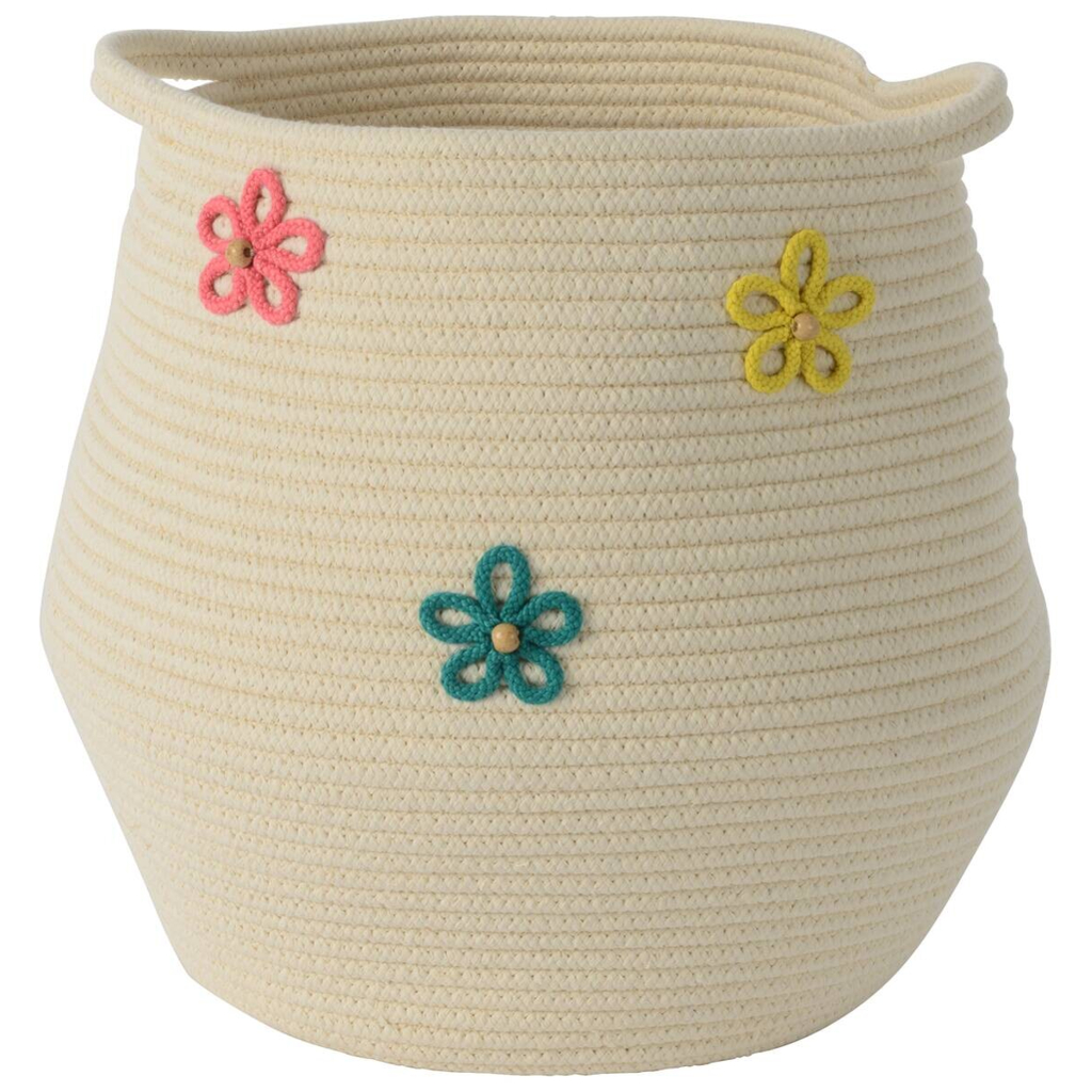 POCOline Korb creme Baumwolle H/D: ca. 38x40 cm