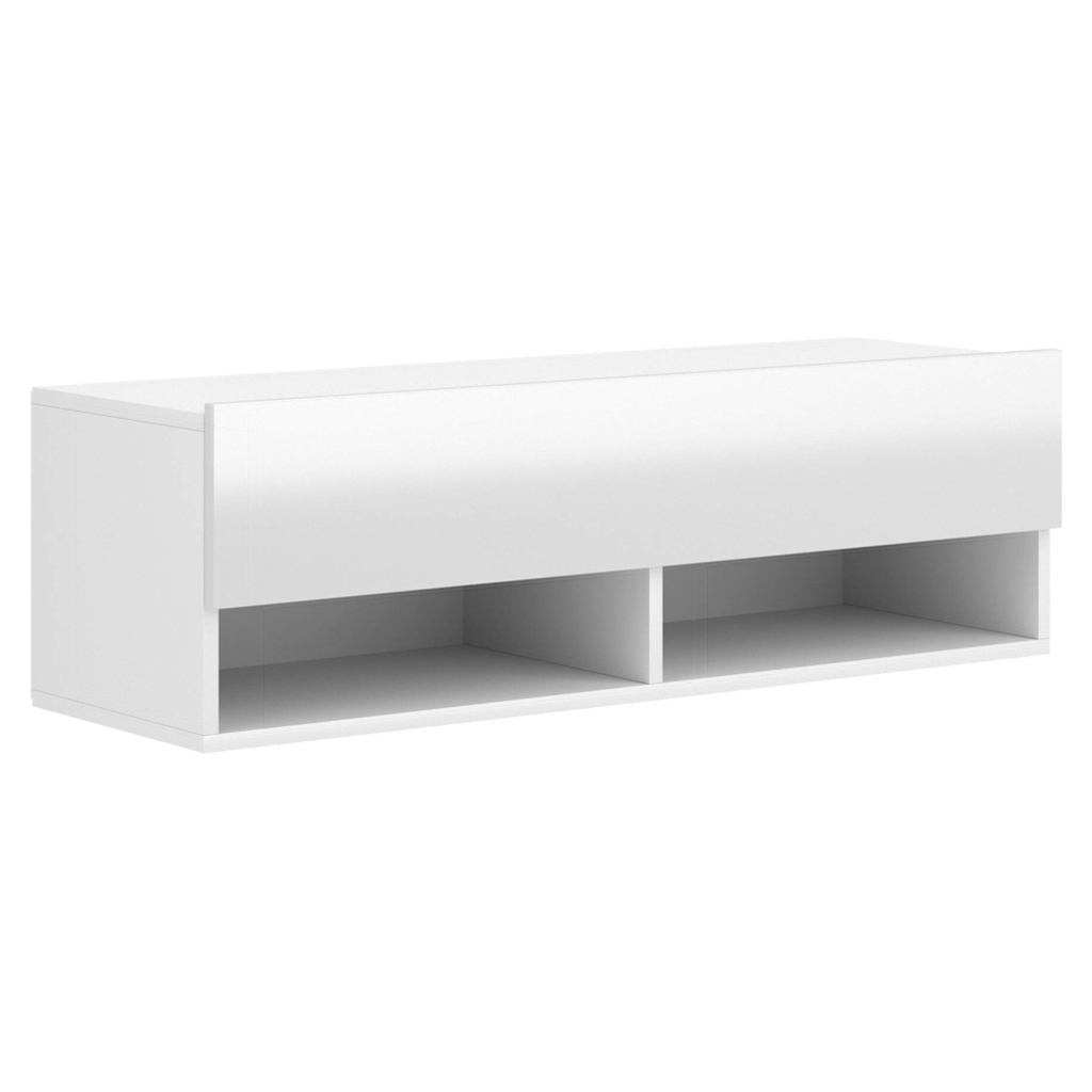 TV-Board Derby weiß matt weiß Hochglanz B/H/T: ca. 100x30x31 cm