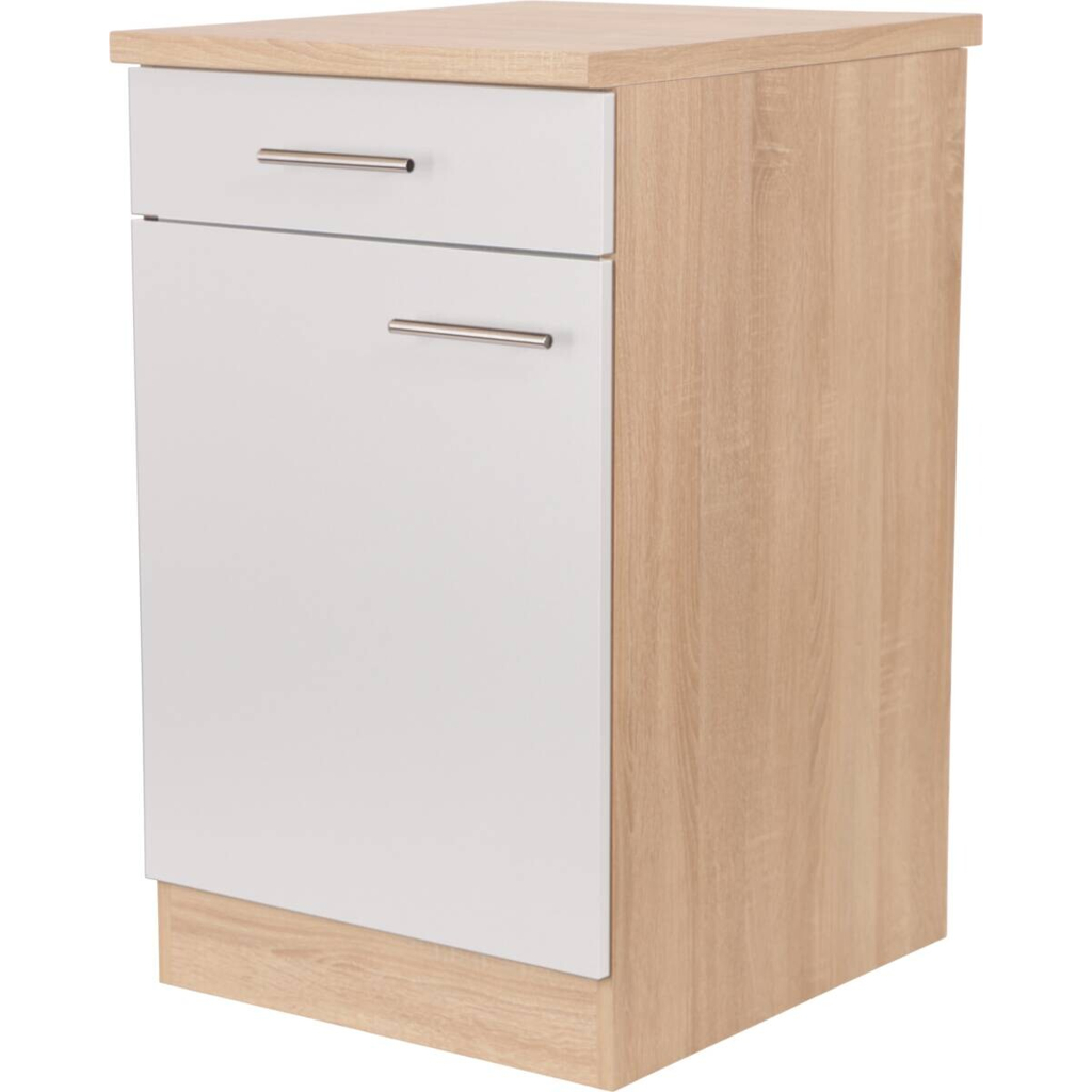 Unterschrank Merle weiß B/H/T: ca. 50x85x60 cm