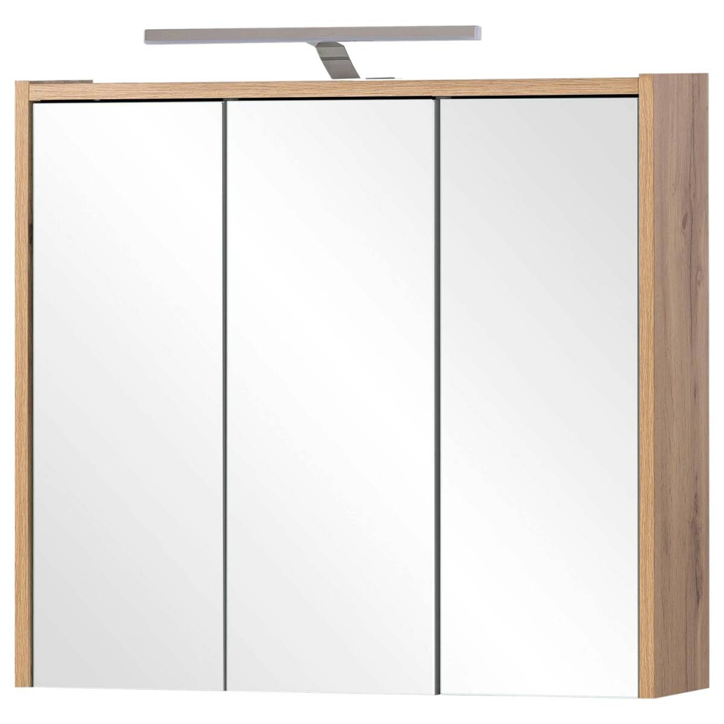 Spiegelschrank Flag Eiche Landhaus Nachbildung B/H/T: ca. 65x64x16 cm