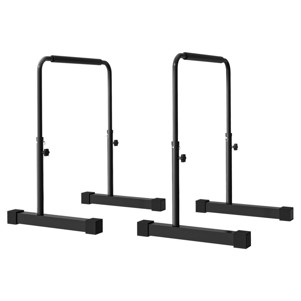 SPORTNOW Dip Station schwarz Stahl B/H/L: ca. 50x100x70 cm