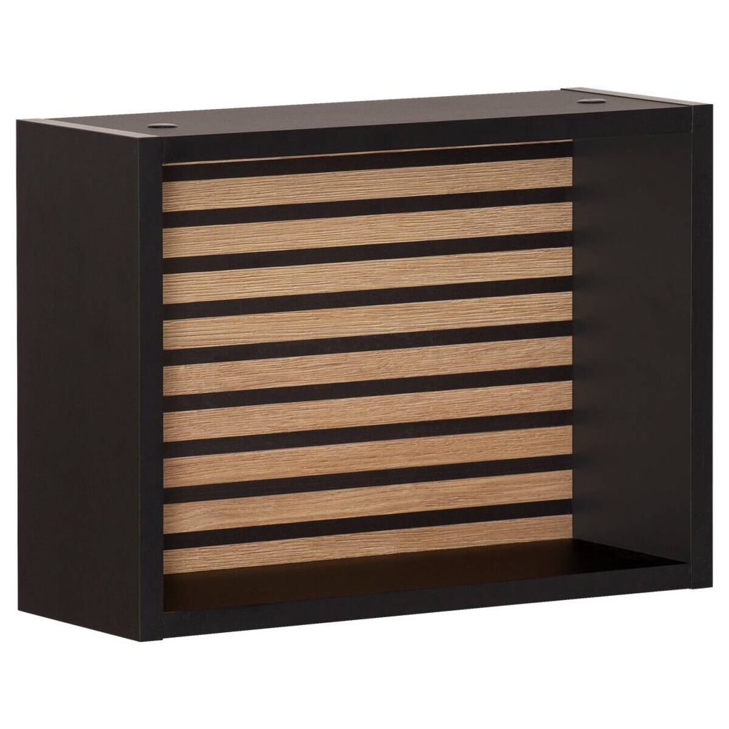 Regal Ekko schwarz matt B/H/T: ca. 40,2x30,2x15,7 cm