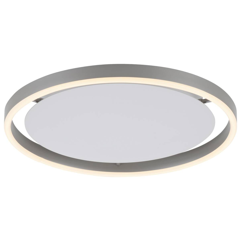 Just Light LED-Deckenleuchte RITUS 15391-95 weiß Alu Metall H/D: ca. 5,3x39,3 cm 1 Brennstellen