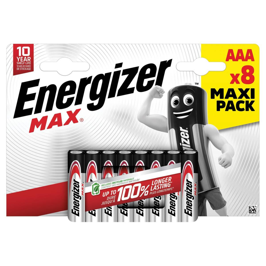 Energizer Batterie Max AAA/Micro (LR03) 8er Pack