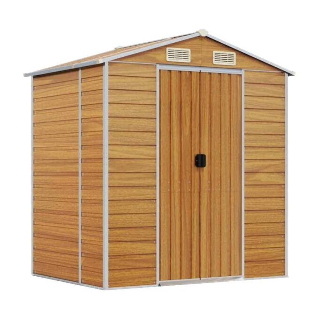 vidaXL Gartenhaus braun B/H/T: ca. 191x198x130 cm