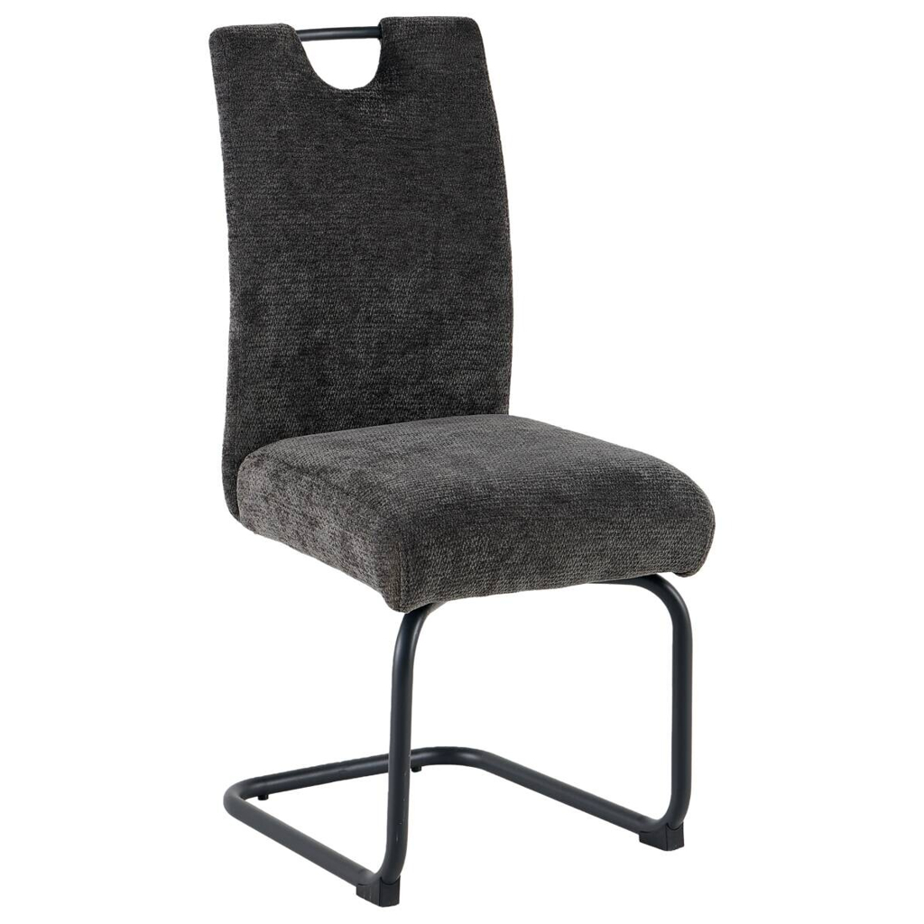 Schwingstuhl Pisa anthrazit Webstoff B/H/T: ca. 43x95x60 cm