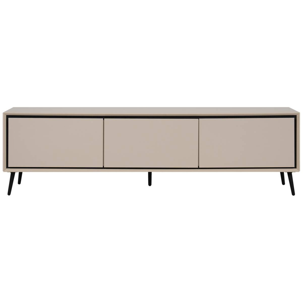 Lowboard Arona sand schwarz B/H/T: ca. 175x50x38 cm