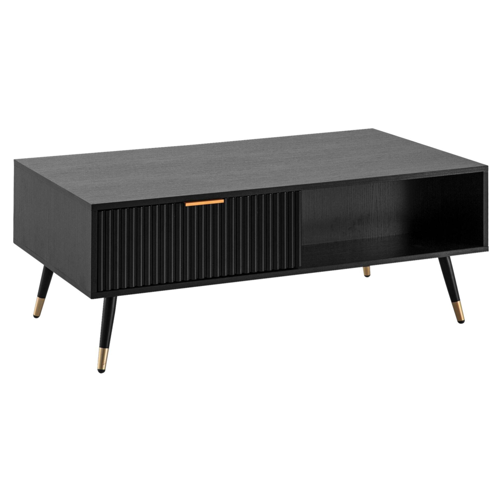 Couchtisch schwarz B/H/T: ca. 110x43x60 cm