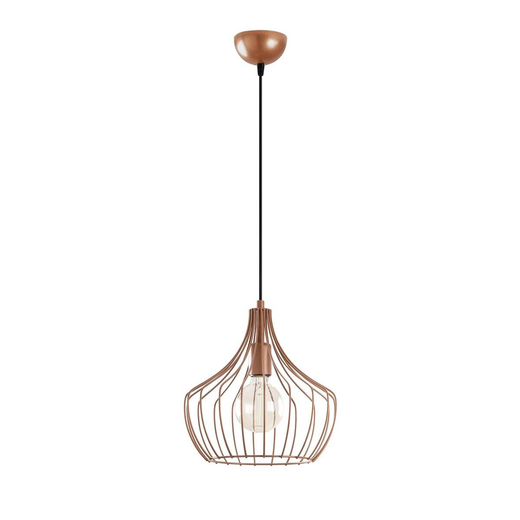 Opviq Pendelleuchte Mezopotamya Kupfer B/H/T/L/D: ca. 27x126x27x27x27 cm E27 1 Brennstellen