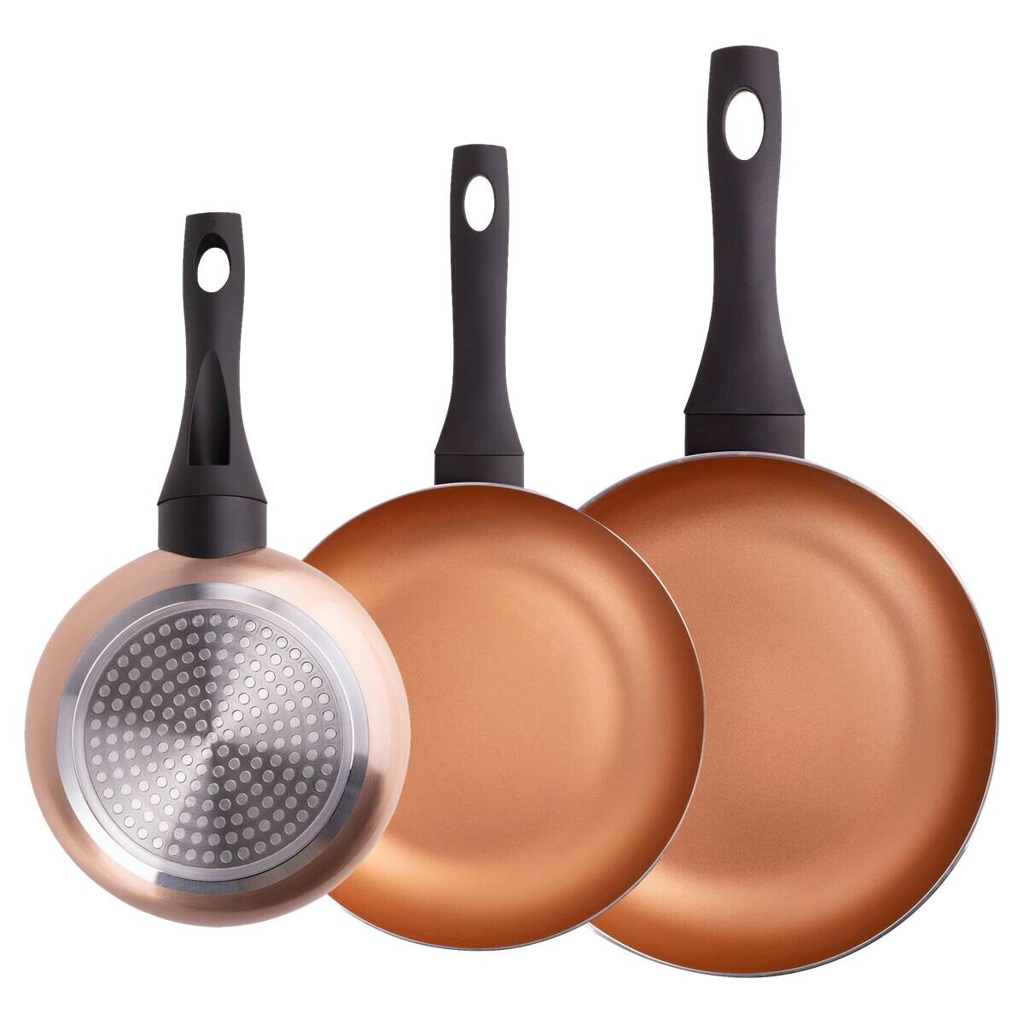 SAN IGNACIO Pfannen-Set COBRE Kupfer Aluminium 3 tlg.