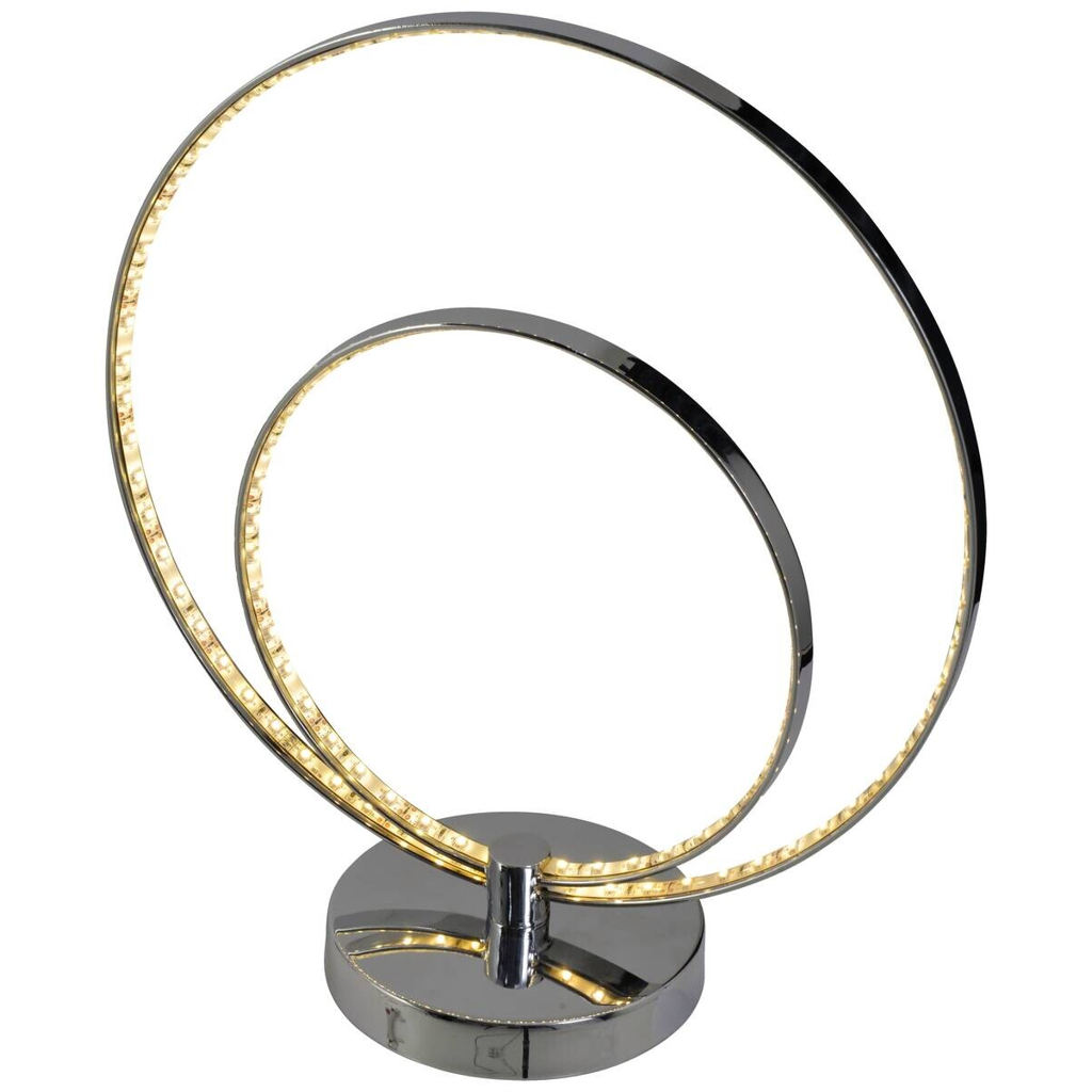 Näve Leuchten Tischleuchte 3100042 Chrom Metall B/H/T: ca. 18x38,5x35 cm null 2 Brennstellen