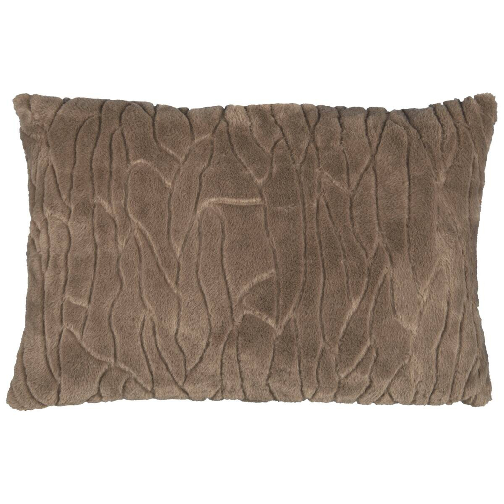 Dekokissen braun Polyester B/L: ca. 60x40 cm