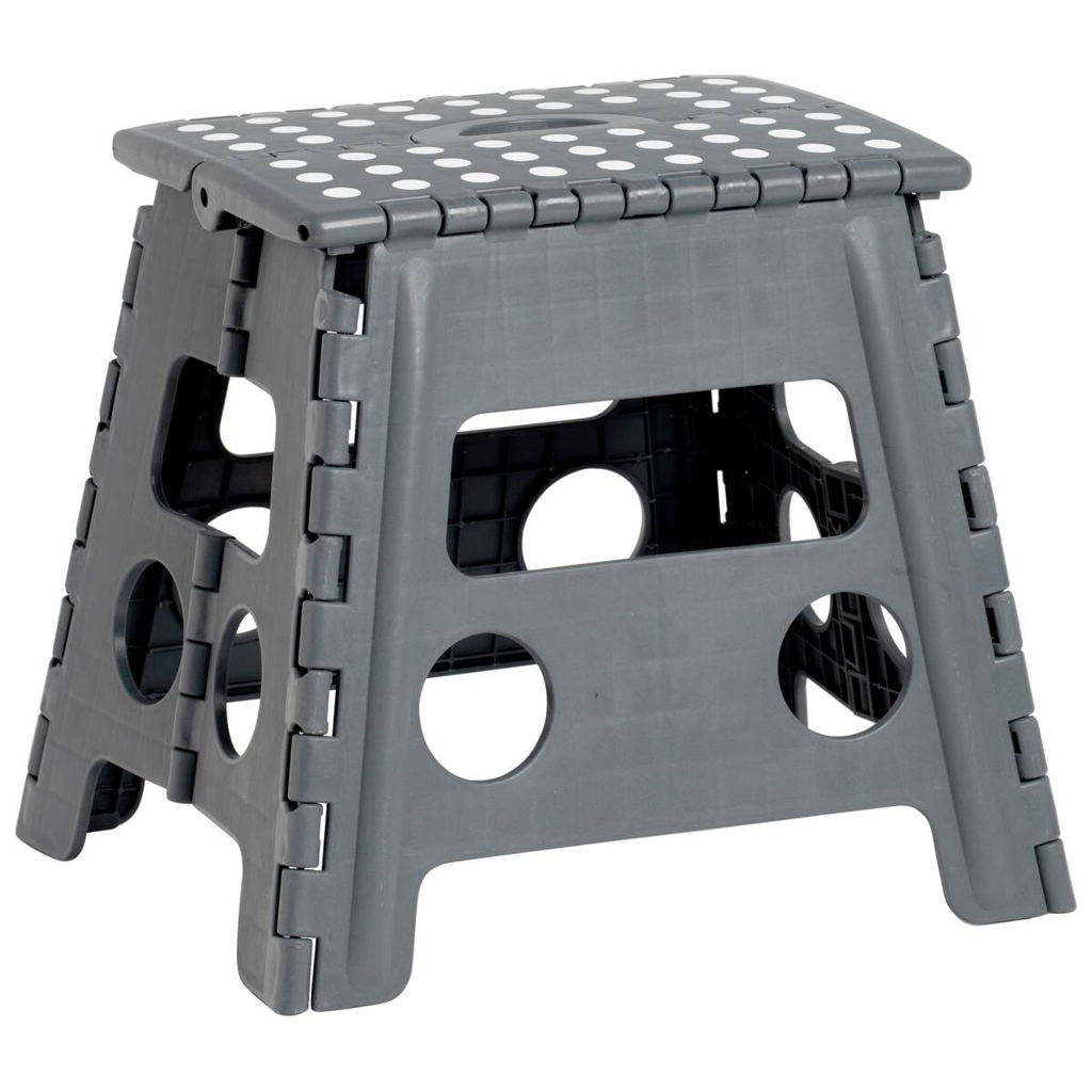 Zeller Klapphocker anthrazit B/H/L: ca. 30x32x37 cm