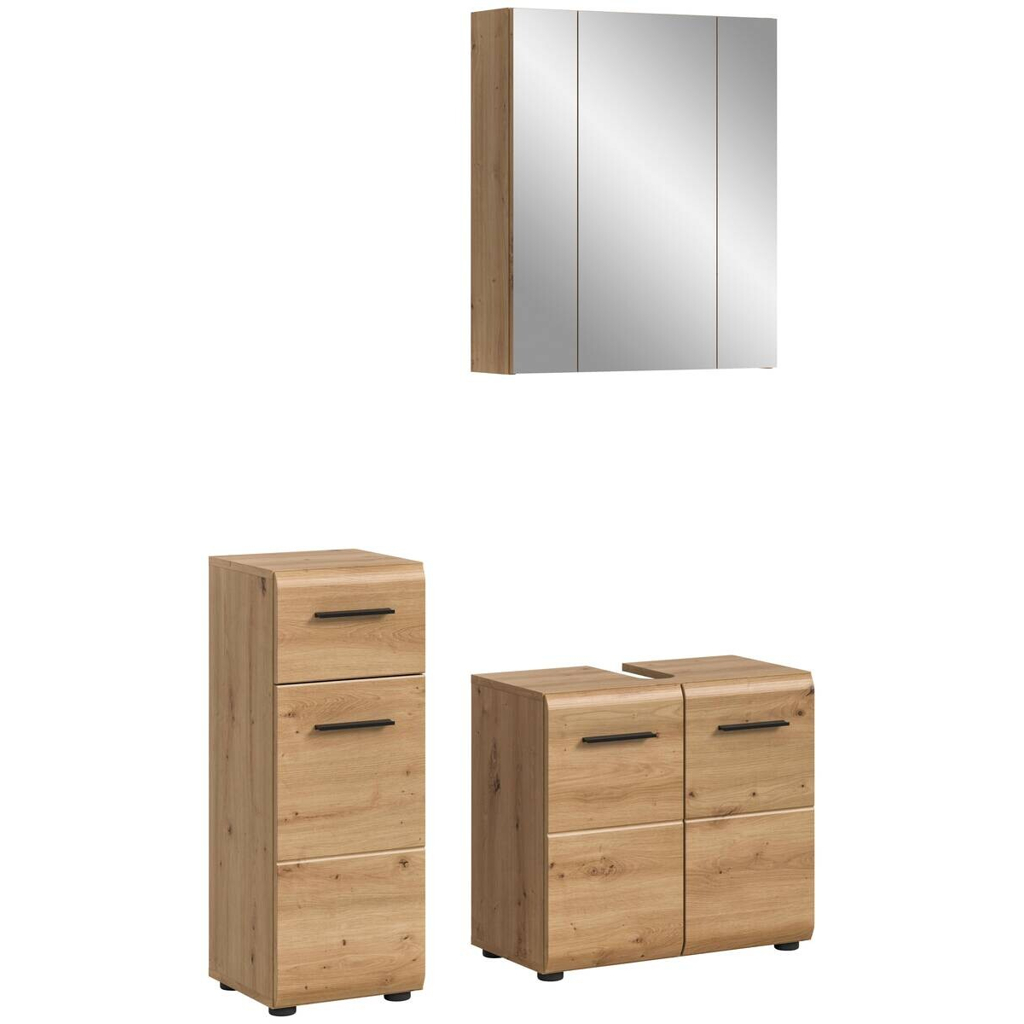 Badezimmer-Set Ice Artisan Oak Nachbildung B/H/T: ca. 105x185x30 cm