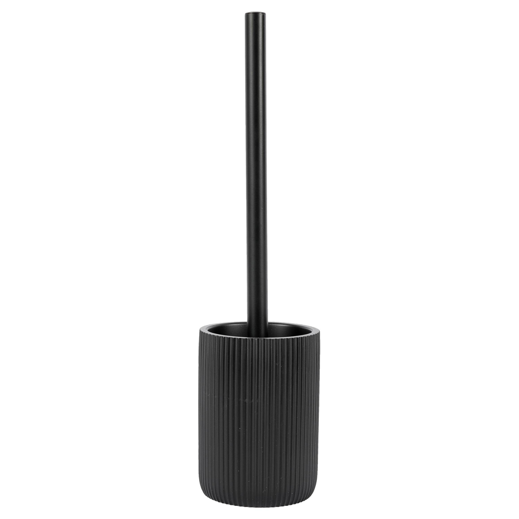 WC-Garnitur Samos schwarz Polyresin
