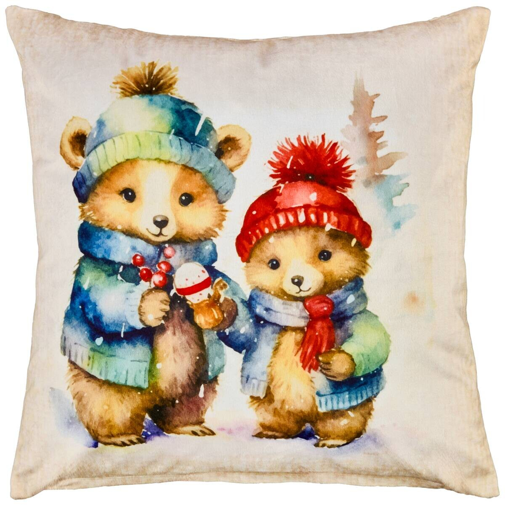 Dekokissen weiß Polyester B/L: ca. 45x45 cm