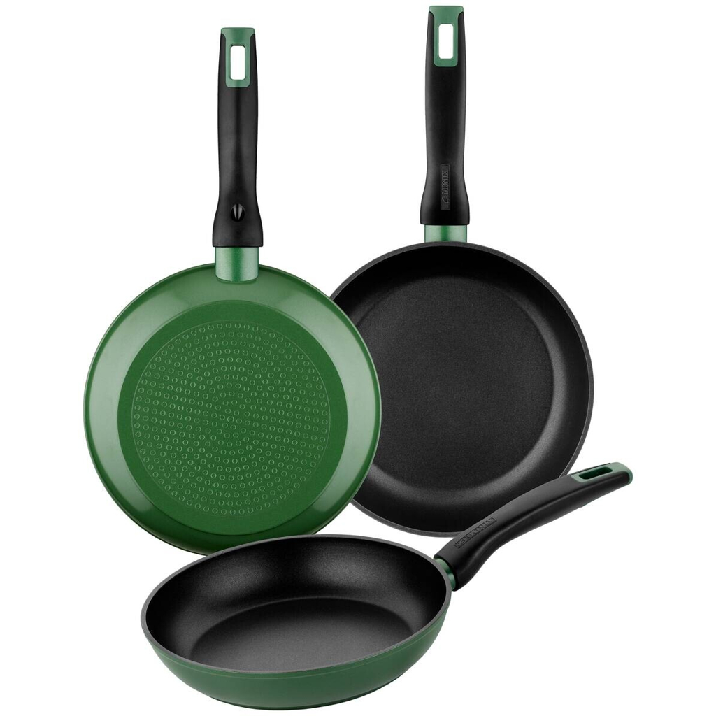 Monix Pfannenset FOREST schwarz Aluminium 3 tlg.