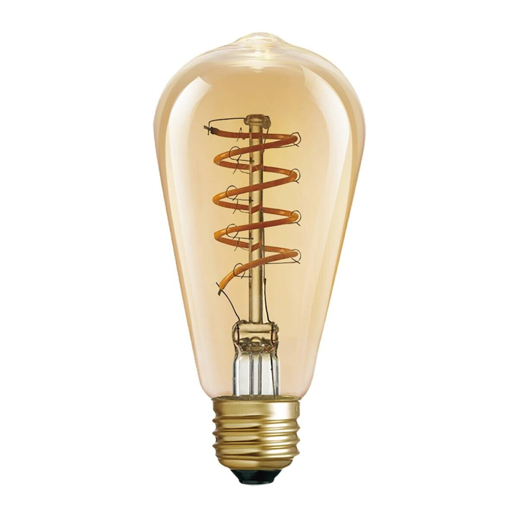 Blulaxa LED-Leuchtmittel FlexFilament Tropf Spiral Vintage 44981 E27