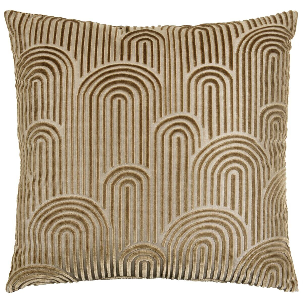 Dekokissen Bogen braun Polyester B/L: ca. 45x45 cm