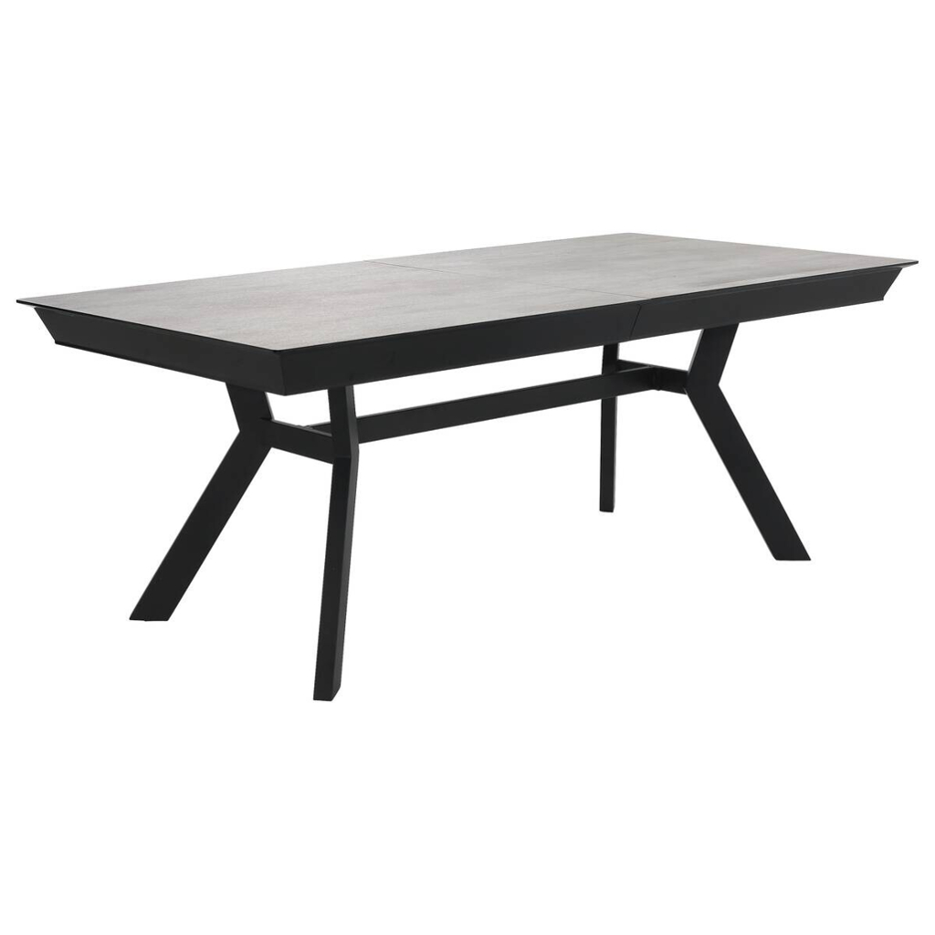 Esstisch Beton schwarz B/H/T: ca. 200x76x100 cm