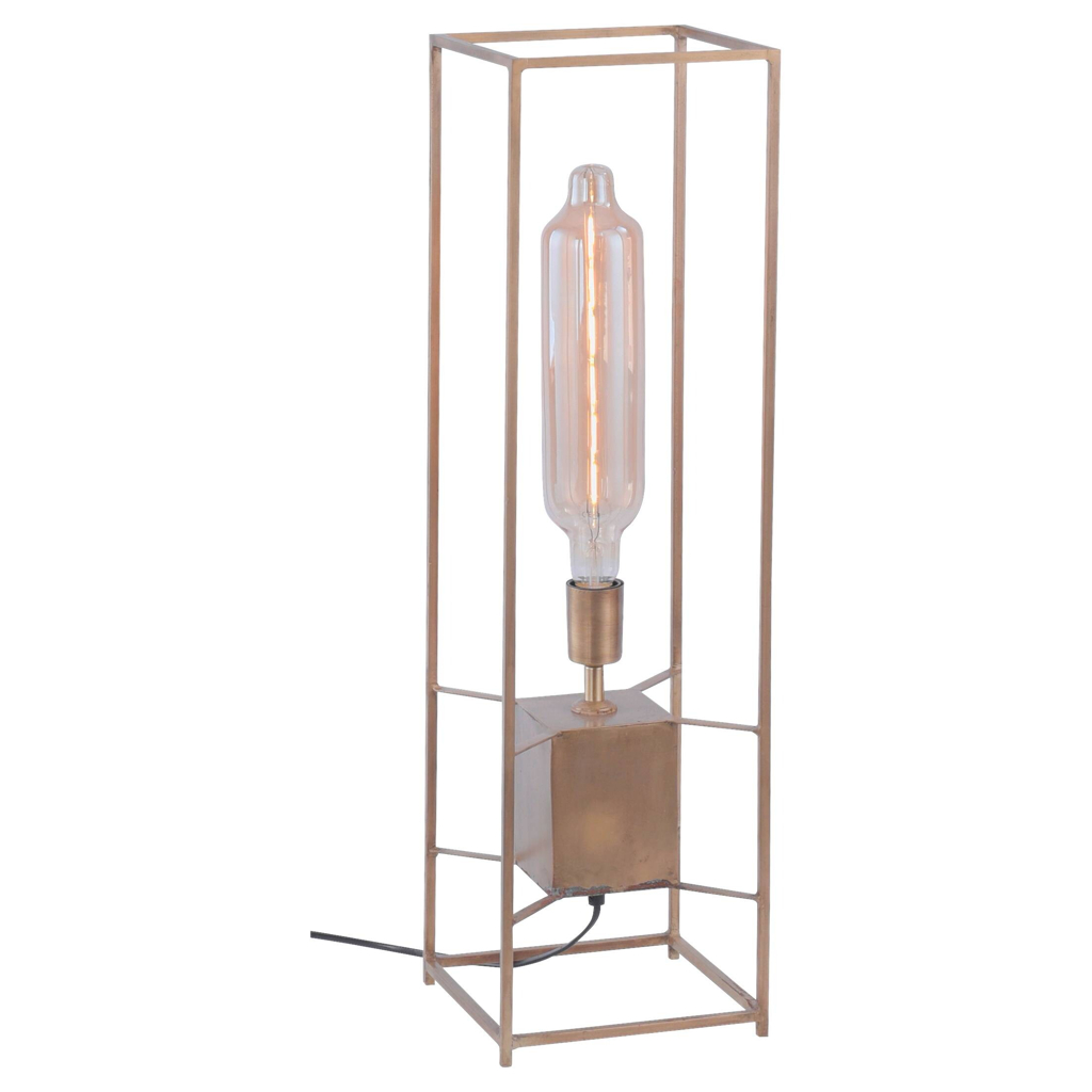 Paul Neuhaus Stehlampe  PN765-90 messing Metall B/H/L: ca. 20x72x20 cm E27 1 Brennstellen
