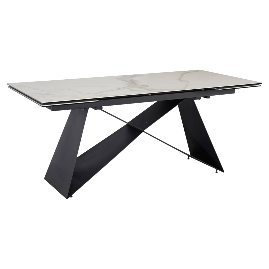 Esstisch weiß Marmor Optik B/H/T: ca. 180x76x95 cm