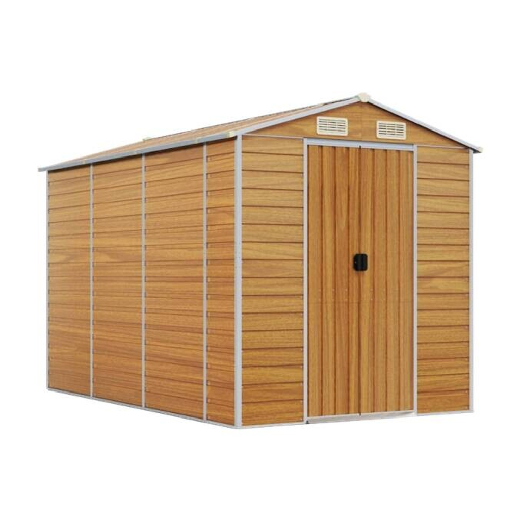 vidaXL Gartenhaus braun B/H/T: ca. 191x198x300 cm