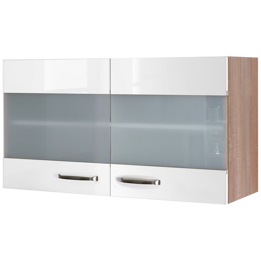 Hängeschrank Valero weiß Hochglanz B/H/T: ca. 100x54,8x32 cm