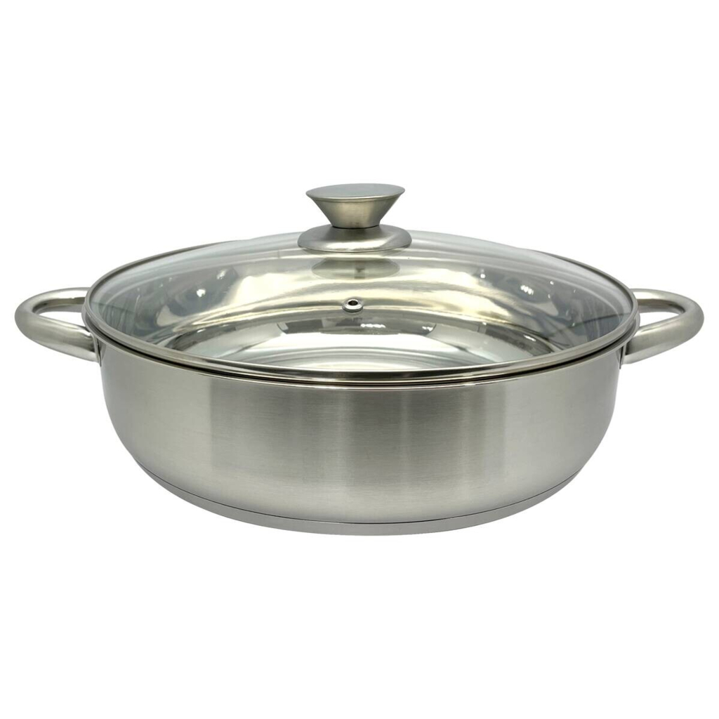 Topf silber Edelstahl