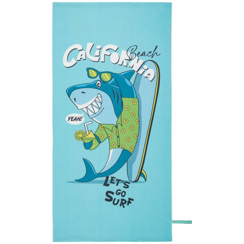 Strandtuch türkis Polyester B/L: ca. 80x160 cm