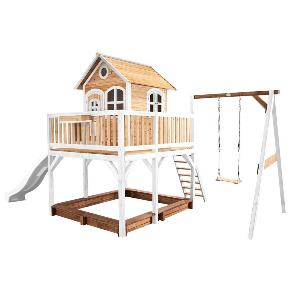 AXI Spielhaus Liam braun B/H/L: ca. 541x291x277 cm